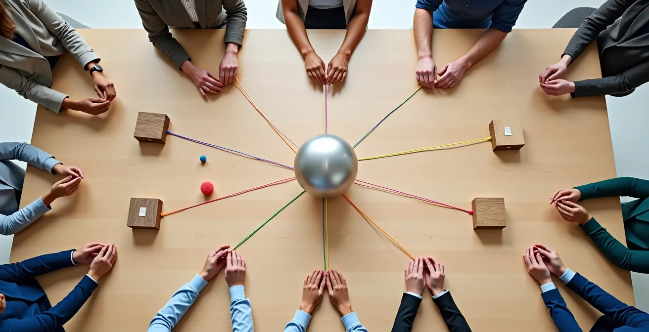 Visual representation of action mapping methodology in practice