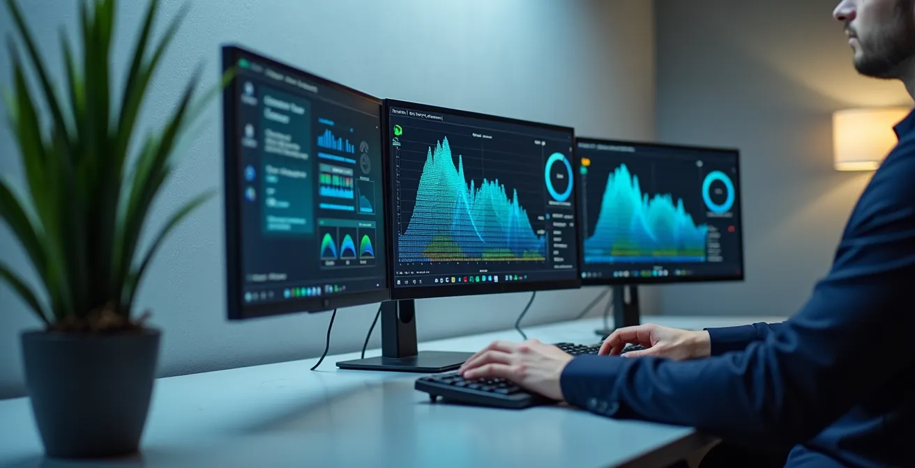 Digital compliance dashboard interface showing certificate organization system