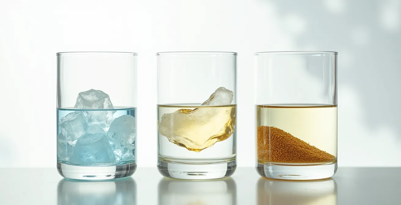 Three glass pillars representing tech, content, and people investments